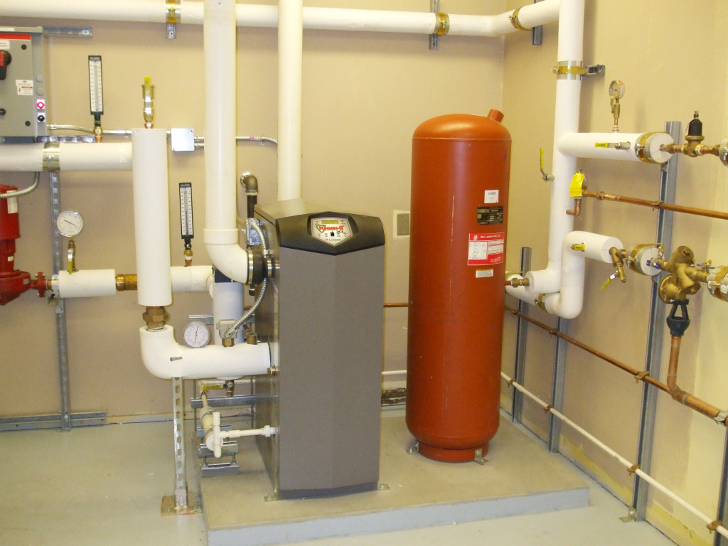 Hot Water Heating Boiler Installation