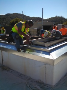 New flashing on the old structural frame